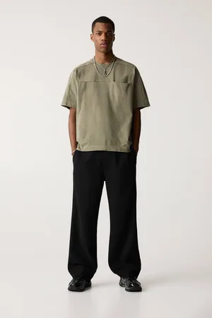 Pull&Bear Pantalon Jogging En Tissu Plissé