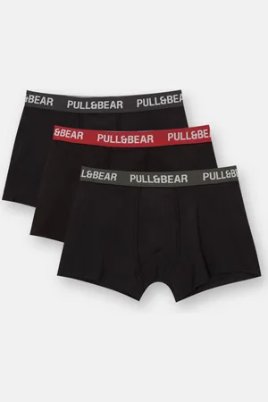 Pull&Bear Lot 3 Boxers À Taille Contrastante