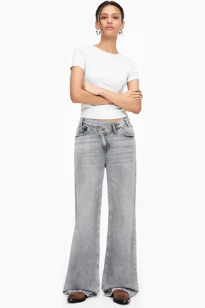 Pull&Bear Jean Large Taille Croisée