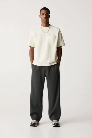 Pull&Bear Pantalon Jogging En Tissu Plissé