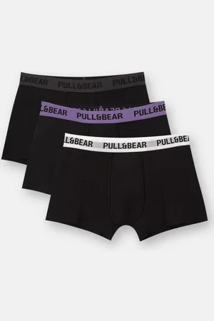 Pull&Bear Lot 3 Boxers Noirs Taille Colorée