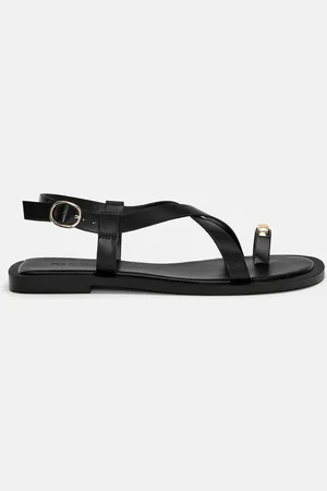 Pull&Bear Sandales Plates Ornement Métallique