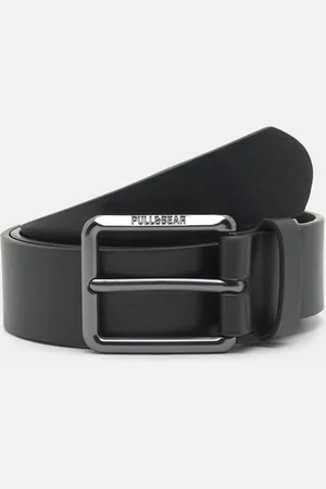 Pull&Bear Ceinture Noire Similicuir
