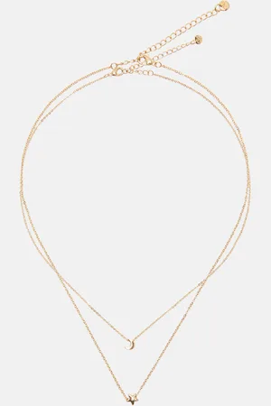 Pull&Bear Lot 2 Colliers Étoile Lune