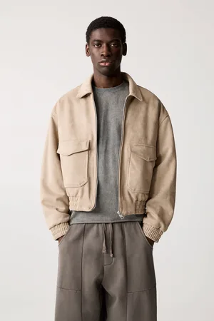 Pull&Bear Veste Cropped En Suédine