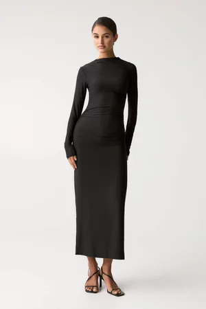Pull&Bear Robe Midi Froncée