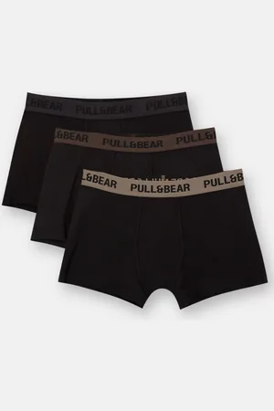 Pull&Bear Lot 3 Boxers Avec Écusson Moyen