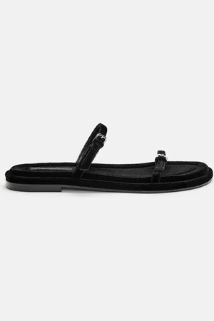 Pull&Bear Sandales Plates Velours