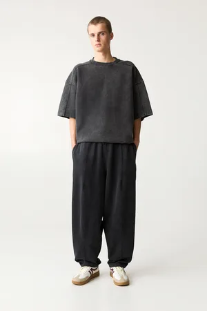 Pull&Bear Pantalon De Survêtement Interlock Super Baggy