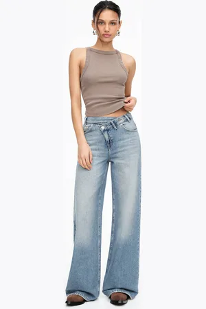 Pull&Bear Jean Large Taille Croisée