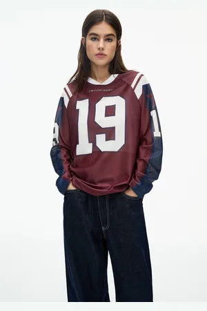 Pull&Bear T-Shirt Base-Ball Imprimé Étoiles