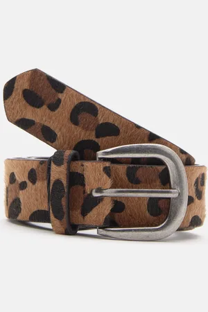 Pull&Bear Ceinture Léopard Avec Boucle Métallisée