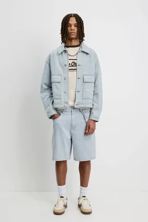 Pull&Bear Short Denim Baggy Texturé