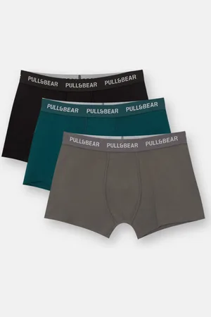 Pull&Bear Lot 3 Boxers Taille Contrastante
