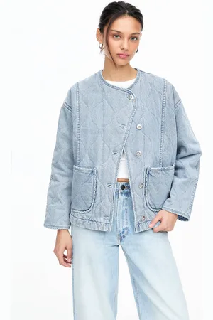 Pull&Bear Veste Denim Matelassée