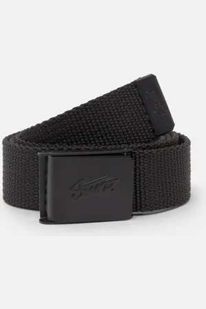 Pull&Bear Ceinture En Tissu Avec Boucle Noire Stwd