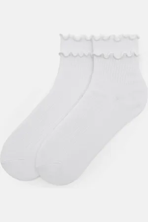 Pull&Bear Chaussettes Hautes Festonnées