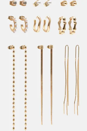 Pull&Bear Lot Boucles D’oreilles Perles
