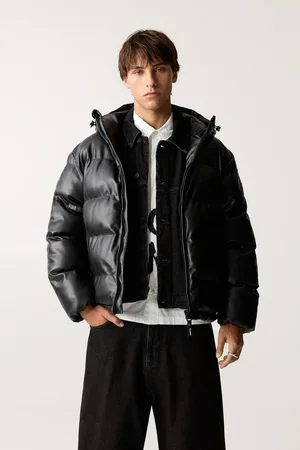 Pull&Bear Doudoune En Cuir Synthétique