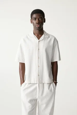 Pull&Bear Chemise À Rayures En Lin