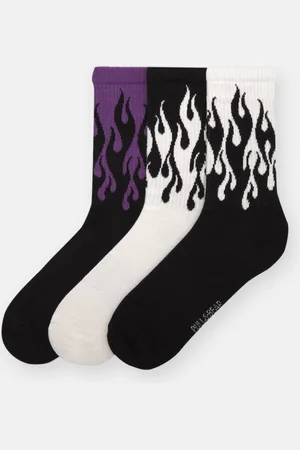 Pull&Bear Lot Chaussettes Flammes