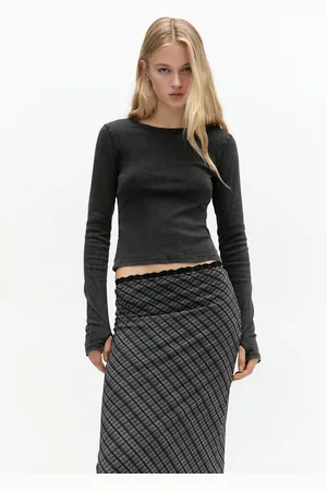 Pull&Bear T-Shirt Basique À Manches Longues