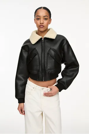 Pull&Bear Veste Cropped Double Face