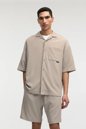 Pull&Bear Chemise Manches Courtes Fluide