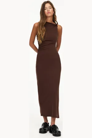 Pull&Bear Robe Midi Froncée