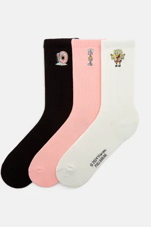 Pull&Bear Lot 3 Paires De Chaussettes Bob L’éponge