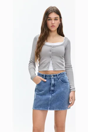 Pull&Bear T-Shirt Côtelé Boutonné
