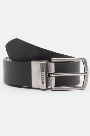 Pull&Bear Ceinture En Similicuir Écusson Et Boucle