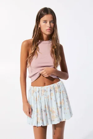Pull&Bear Minijupe Bouffante En Tulle Fleurie
