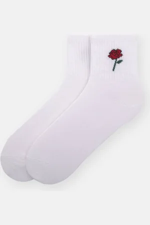 Pull&Bear Chaussettes Avec Broderie Fleur