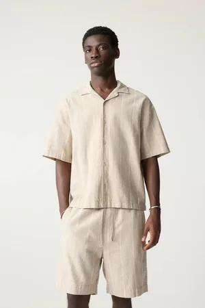 Pull&Bear Chemise À Rayures En Lin