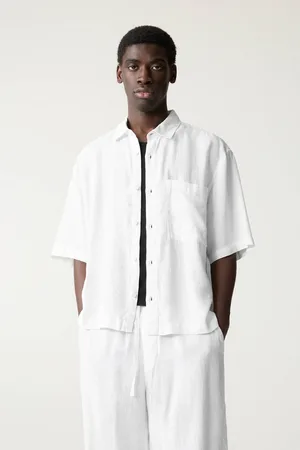 Pull&Bear Chemise Boxy 100 % Lin