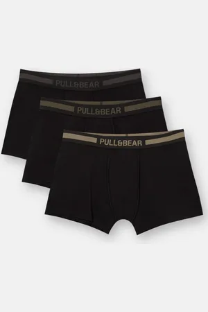 Pull&Bear Lot 3 Boxers Avec Écusson Coloré