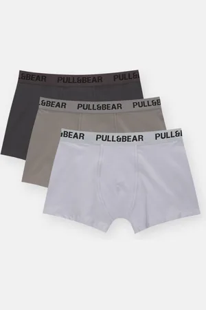 Pull&Bear Lot 3 Boxers Avec Écusson À La Taille