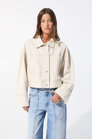 Pull&Bear Veste Cropped En Coton