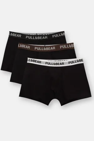 Pull&Bear Lot 3 Boxers Avec Écusson Moyen