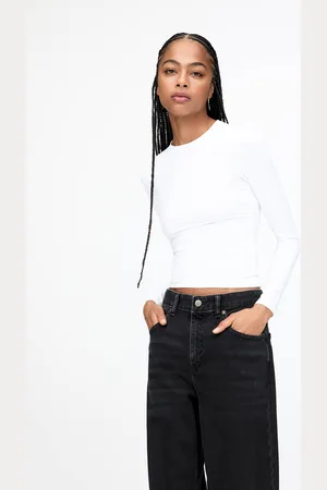 Pull&Bear T-Shirt En Polyamide À Manches Longues