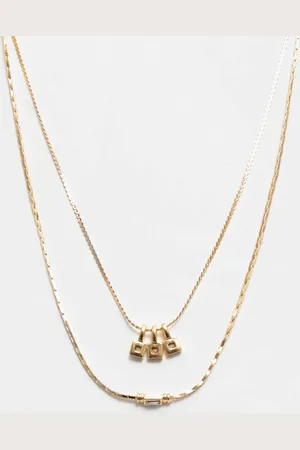 Pull&Bear Pack De 2 Colliers Scintillants