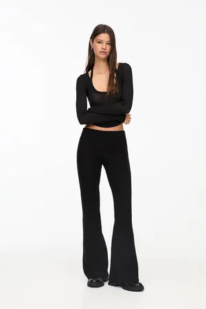 Pull&Bear Pantalon Flare Soft Touch