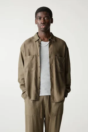 Pull&Bear Chemise Manches Longues Lin