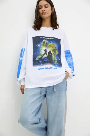 Pull&Bear T-Shirt Star Wars À Manches Longues