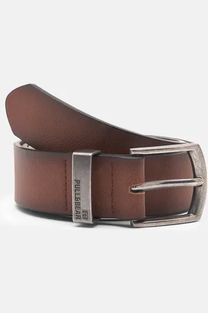Pull&Bear Ceinture Similicuir Marron