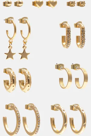 Pull&Bear Lot De Créoles Brillants
