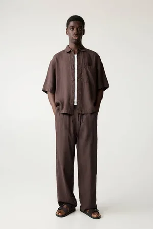 Pull&Bear Pantalon Jogging 100 % Lin