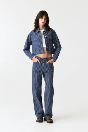 Pull&Bear Jean Baggy Rayures