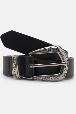 Pull&Bear Ceinture En Similicuir Avec Boucle Gravée